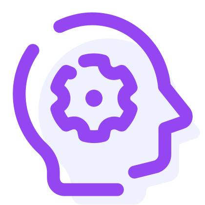 Cartoon had with cog in middle